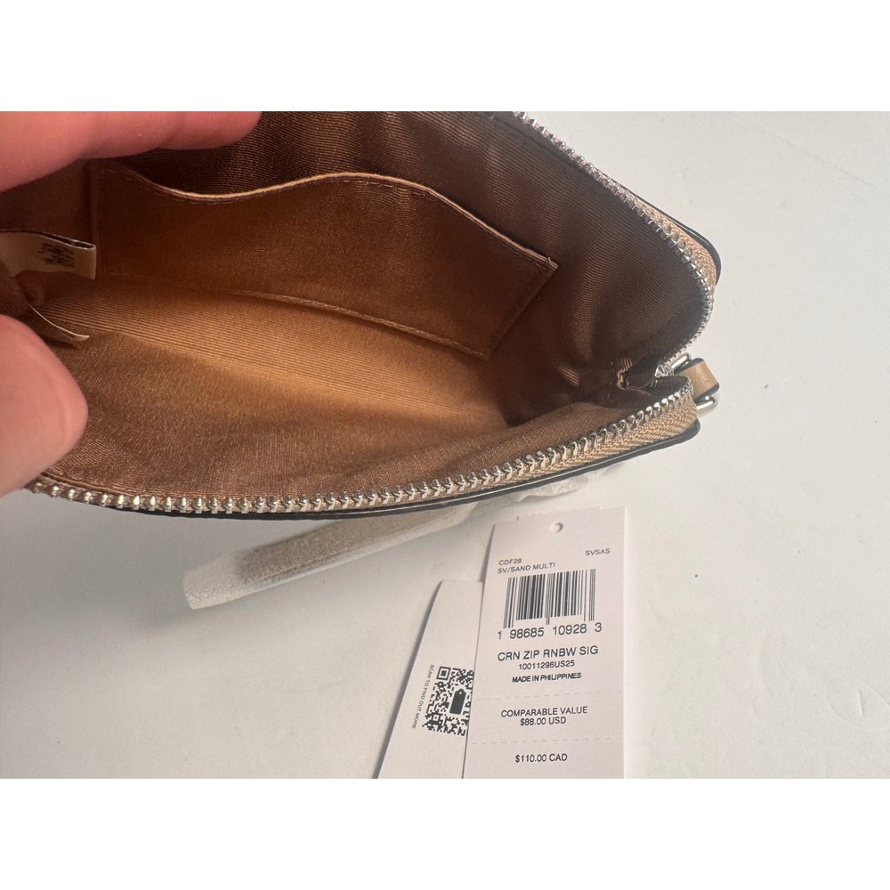 Coach my ni Rowan top zip crossbody and wristlet NWT - Picture 10 of 11